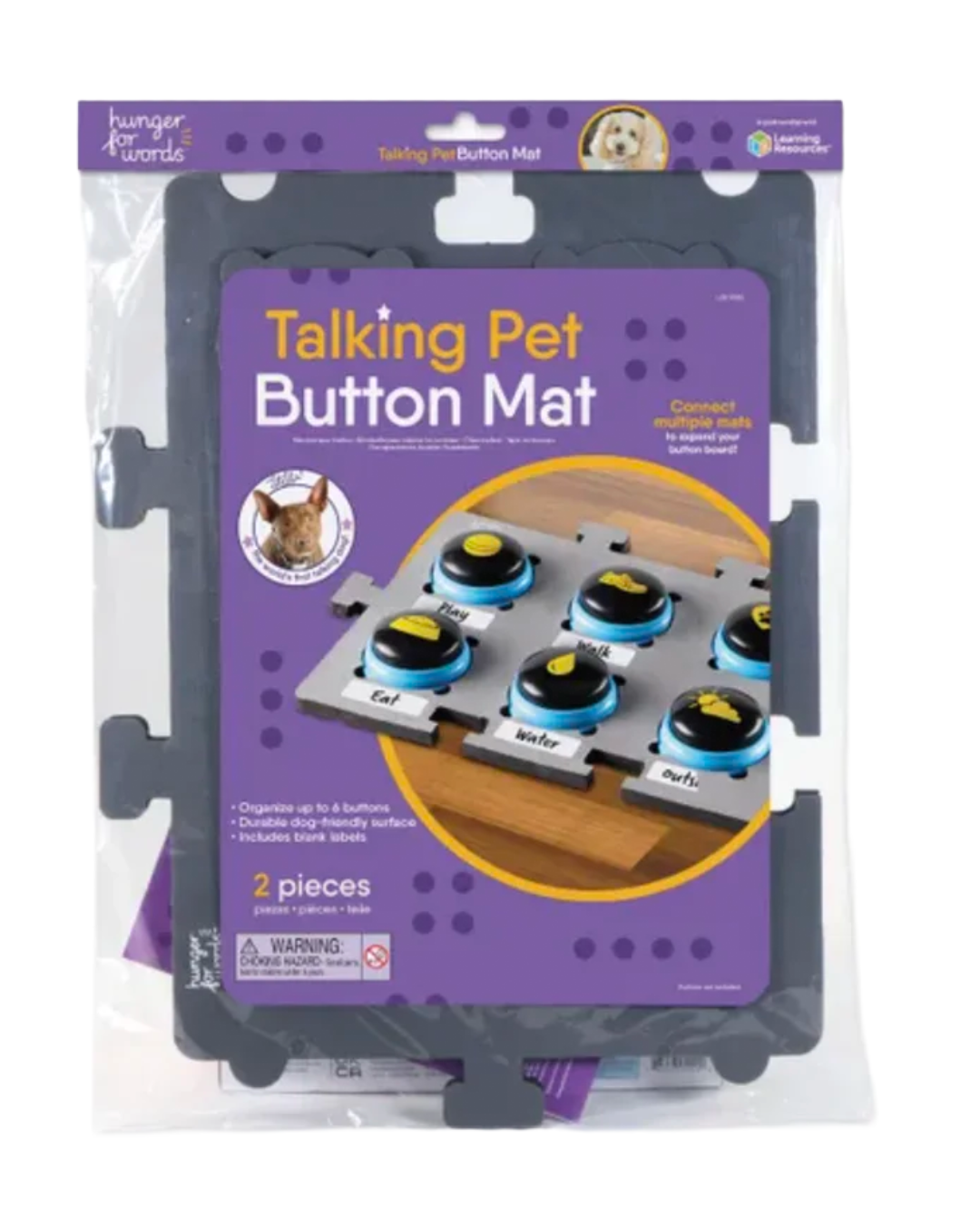Brightkins – Hunger For Words – Talking Pet Button Mat 2